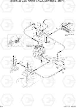 3800 S/ACT MAIN PIPING KIT(ADJUST BM,#1371-) R140LC-7, Hyundai