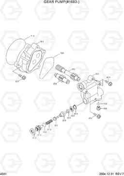 4031 GEAR PUMP(#1683-) R140LC-7, Hyundai