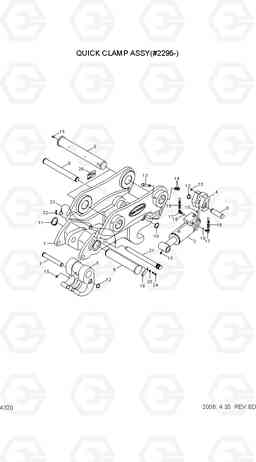 4320 QUICK CLAMP ASSY(#2295-) R140LC-7, Hyundai