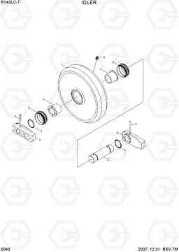 5040 IDLER R140LC-7, Hyundai