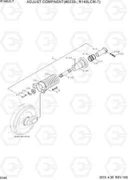 5140 ADJUST COMPONENT(#0239-, R140LCM-7) R140LC-7, Hyundai