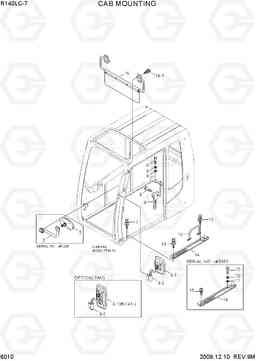 6010 CAB MOUNTING R140LC-7, Hyundai