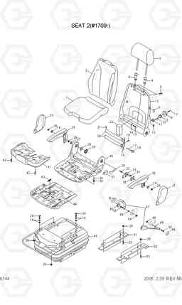 6144 SEAT 2(#1709-) R140LC-7, Hyundai