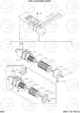 6220 AIR CLEANER ASSY R140LC-7, Hyundai