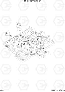 6290 GROMMET GROUP R140LC-7, Hyundai