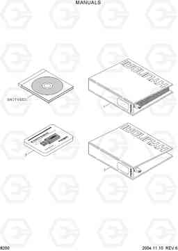 8200 MANUALS R140LC-7, Hyundai