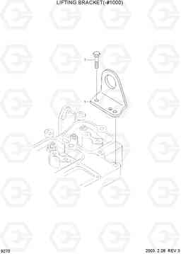 9270 LIFTING BRACKET(-#1000) R140LC-7, Hyundai