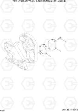 A100 FRONT GEAR TRAIN ACCESSORY(#1001-#1494) R140LC-7, Hyundai