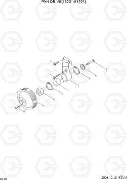 A160 FAN DRIVE(#1001-#1494) R140LC-7, Hyundai