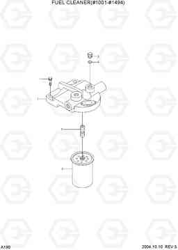 A190 FUEL CLEANER(#1001-#1494) R140LC-7, Hyundai