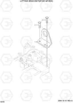 A270 LIFTING BRACKET(#1001-#1494) R140LC-7, Hyundai