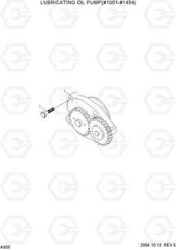 A300 LUBRICATING OIL PUMP(#1001-#1494) R140LC-7, Hyundai