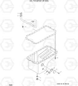 A320 OIL PAN(#1001-#1494) R140LC-7, Hyundai