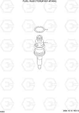 A350 FUEL INJECTOR(#1001-#1494) R140LC-7, Hyundai