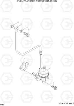 A480 FUEL TRANSFER PUMP(#1001-#1494) R140LC-7, Hyundai