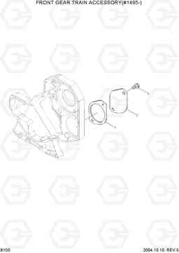 B100 FRONT GEAR TRAIN ACCESSORY(#1495-) R140LC-7, Hyundai