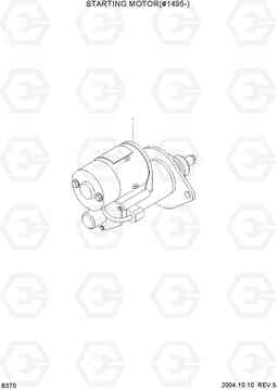 B370 STARTING MOTOR(#1495-) R140LC-7, Hyundai