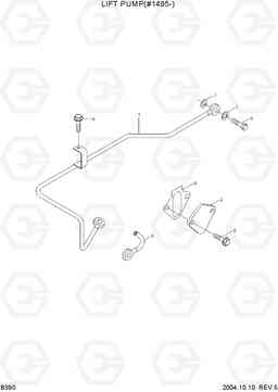 B390 LIFT PUMP(#1495-) R140LC-7, Hyundai