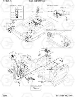 2070 CAB ELECTRIC 2 R140LC-7A, Hyundai