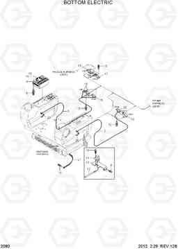 2080 BOTTOM ELECTRIC R140LC-7A, Hyundai