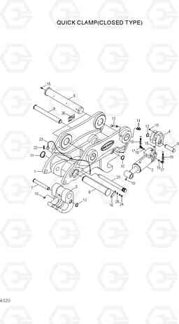 4320 QUICK CLAMP(CLOSED TYPE) R140LC-7A, Hyundai