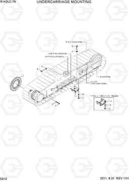 5010 UNDERCARRIAGE MOUNTING R140LC-7A, Hyundai