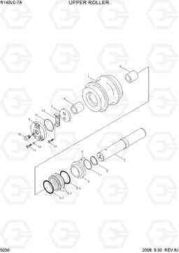 5030 UPPER ROLLER R140LC-7A, Hyundai