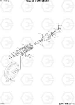 5050 ADJUST COMPONENT R140LC-7A, Hyundai