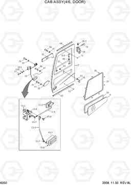 6050 CAB ASSY(4/6, DOOR) R140LC-7A, Hyundai