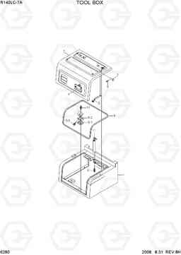 6280 TOOL BOX R140LC-7A, Hyundai