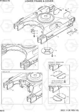 6410 LOWER FRAME & COVER R140LC-7A, Hyundai