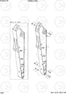 7230 ARM(3.0M) R140LC-7A, Hyundai