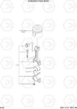 9140 CONNECTING ROD R140LC-7A, Hyundai