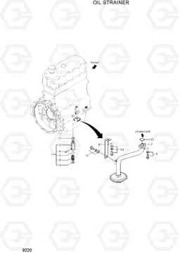 9220 OIL STRAINER R140LC-7A, Hyundai