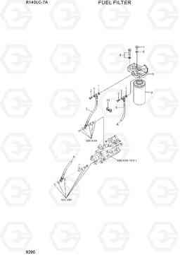 9290 FUEL FILTER R140LC-7A, Hyundai