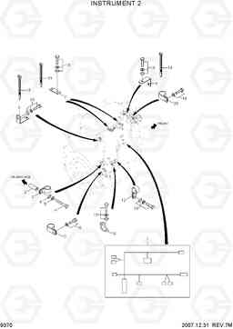 9370 INSTRUMENT 2 R140LC-7A, Hyundai