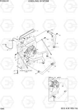 1040 COOLING SYSTEM R140LC-9, Hyundai