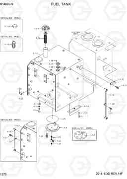 1070 FUEL TANK R140LC-9, Hyundai