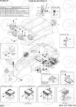 2070 CAB ELECTRIC 2 R140LC-9, Hyundai