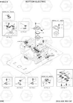 2090 BOTTOM ELECTRIC R140LC-9, Hyundai