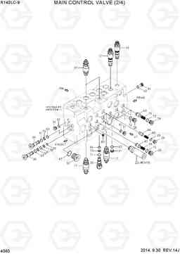 4060 MAIN CONTROL VALVE (2/4) R140LC-9, Hyundai