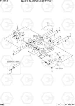 4410 QUICK CLAMP(CLOSED TYPE1, -#0620) R140LC-9, Hyundai