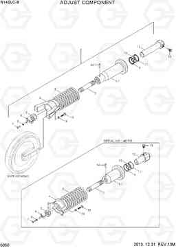 5050 ADJUST COMPONENT R140LC-9, Hyundai