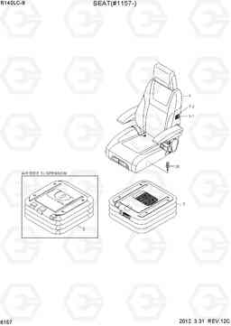 6157 SEAT(#0423-) R140LC-9, Hyundai