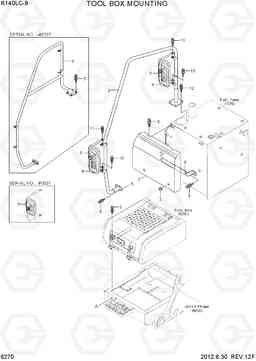 6270 TOOL BOX MOUNTING R140LC-9, Hyundai