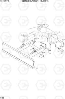 6430 DOZER BLADE(R140LCD-9) R140LC-9, Hyundai