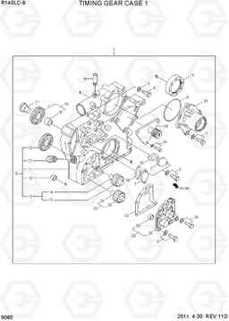 9080 TIMING GEAR CASE 1 R140LC-9, Hyundai