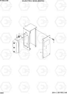 2050 ELECTRIC BOX(-#0058) R140LC-9A, Hyundai