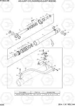 4235 ADJUST CYLINDER(ADJUST BOOM) R140LC-9A, Hyundai