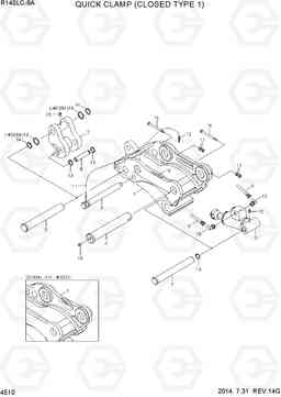 4510 QUICK CLAMP(CLOSED TYPE 1) R140LC-9A, Hyundai